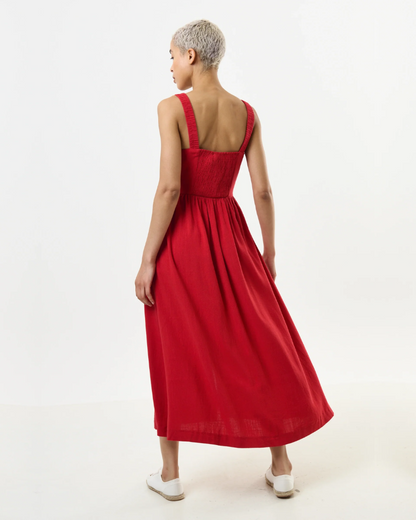 Clover Dress Red by Louche London