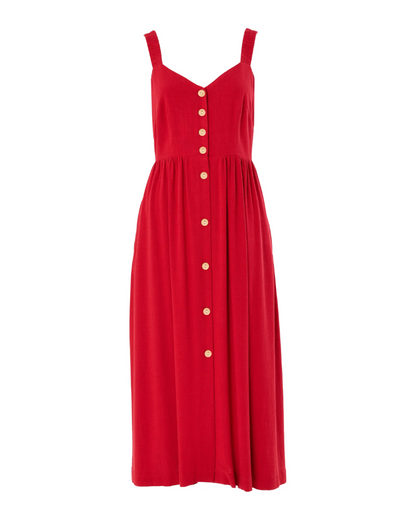 Clover Dress Red by Louche London