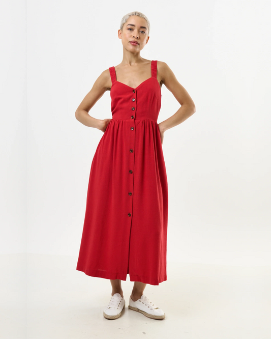 Clover Dress Red by Louche London