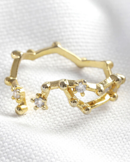 Constellation Adjustable Ring 18K Gold