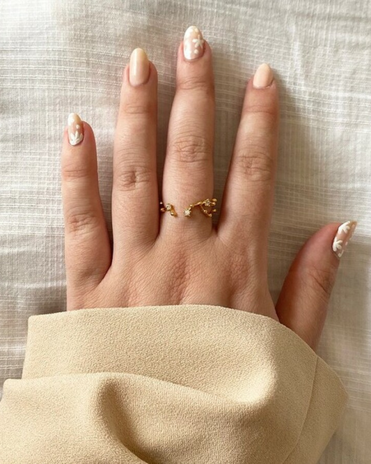 Constellation Adjustable Ring 18K Gold