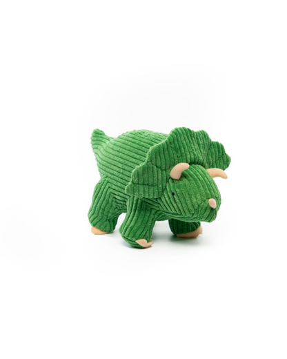Corduroy Triceratops Dinosaur Toy Assorted Sizes