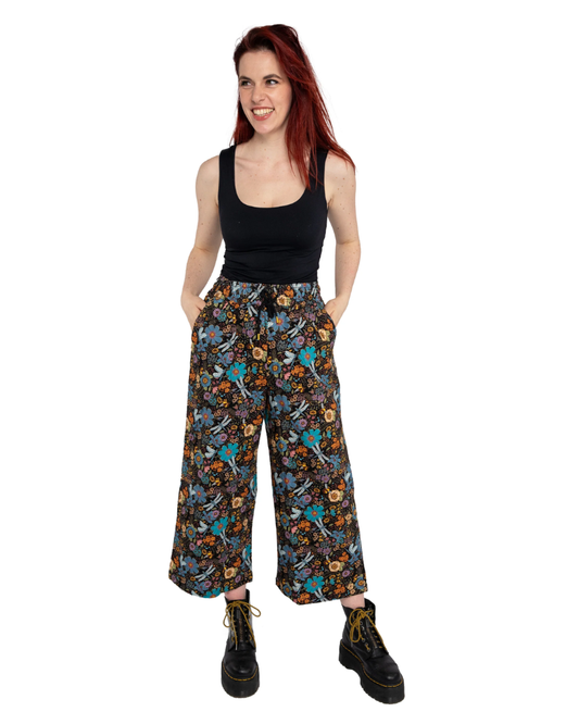 Cottagecore Unisex Cropped Trousers
