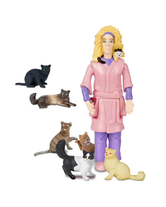 Crazy Cat Lady Action Figure Toy