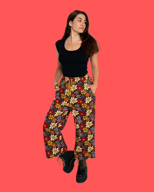 Love Bugs Unisex Cropped Trousers