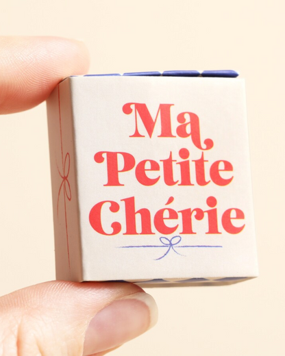 Croissant Ceramic Token In Matchbox