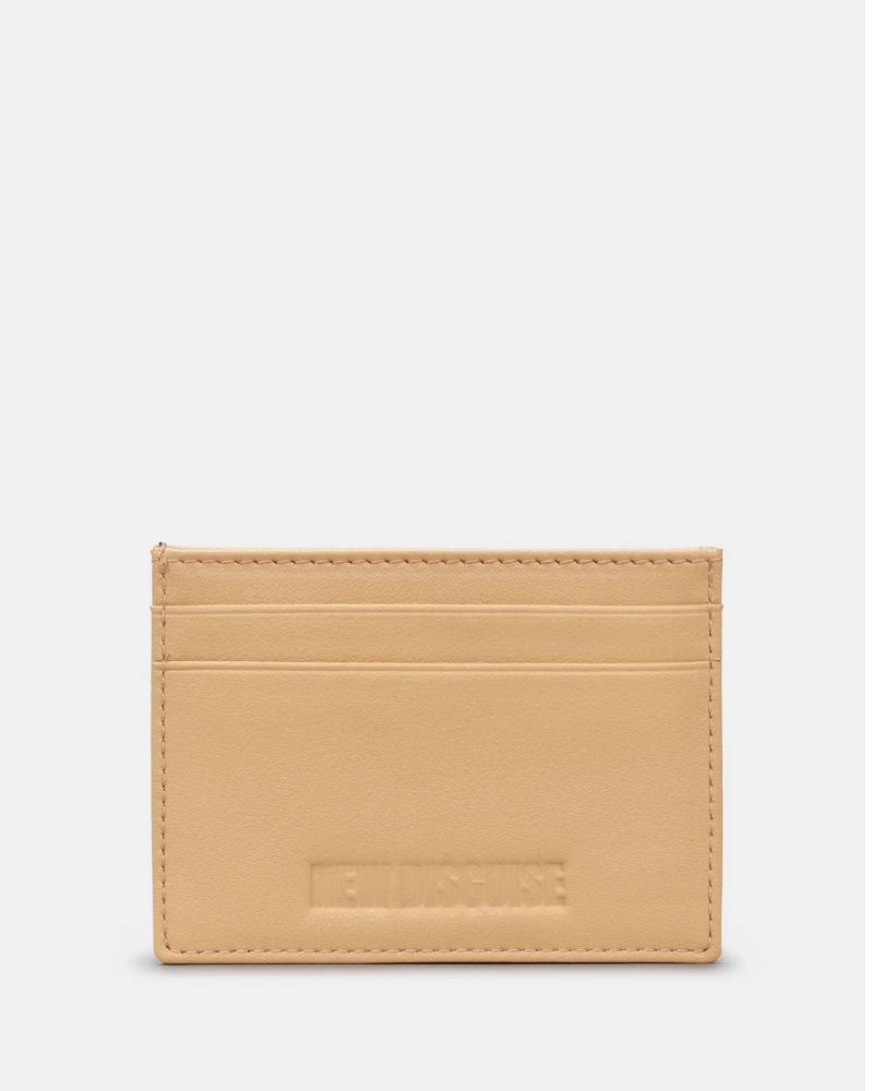 Custard Cream Biscuit Vegan Leather Card Holder