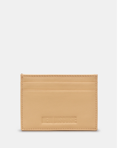 Custard Cream Biscuit Vegan Leather Card Holder
