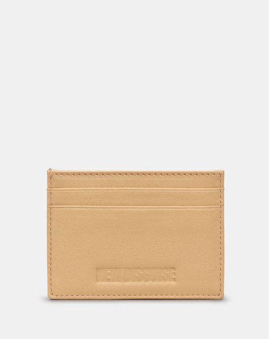 Custard Cream Biscuit Vegan Leather Card Holder