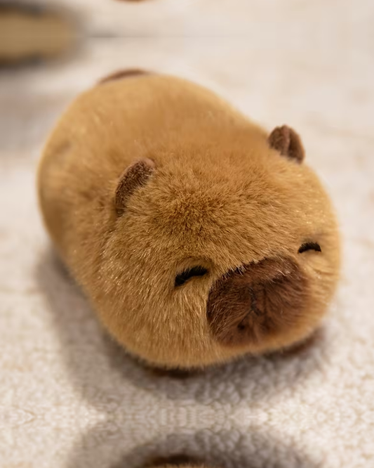 Cute Capybara Log Plush Toy