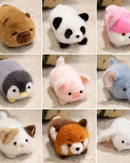 Cute Capybara Log Plush Toy