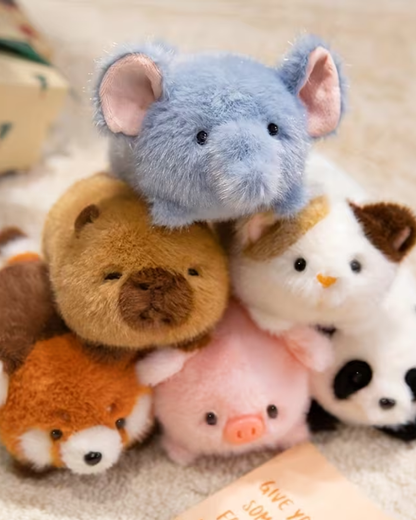Cute Capybara Log Plush Toy