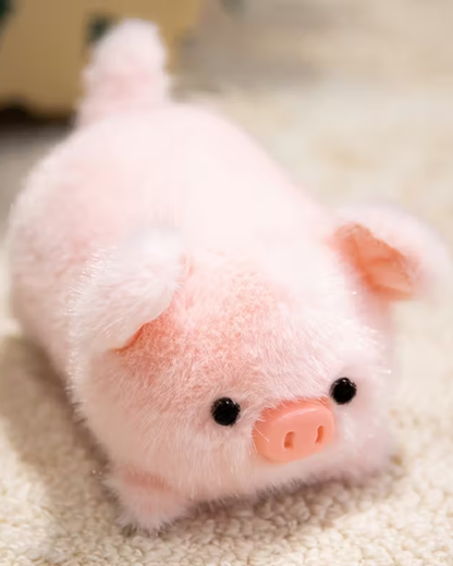 Pig Log Plush Toy