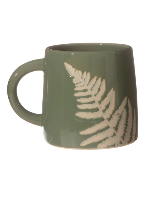 Fern Leaf Botanical Mug