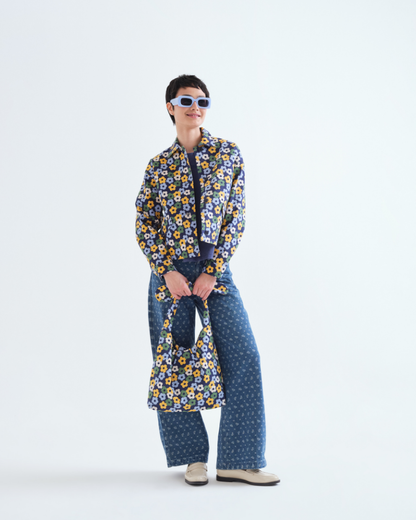 Daisy Print Chore Jacket