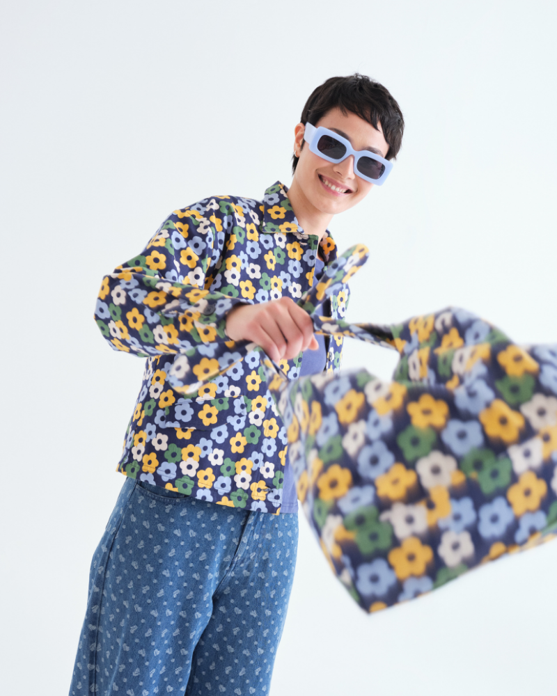 Daisy Print Chore Jacket