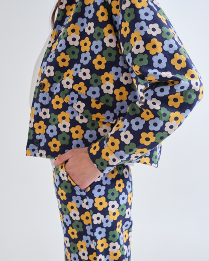 Daisy Print Chore Jacket