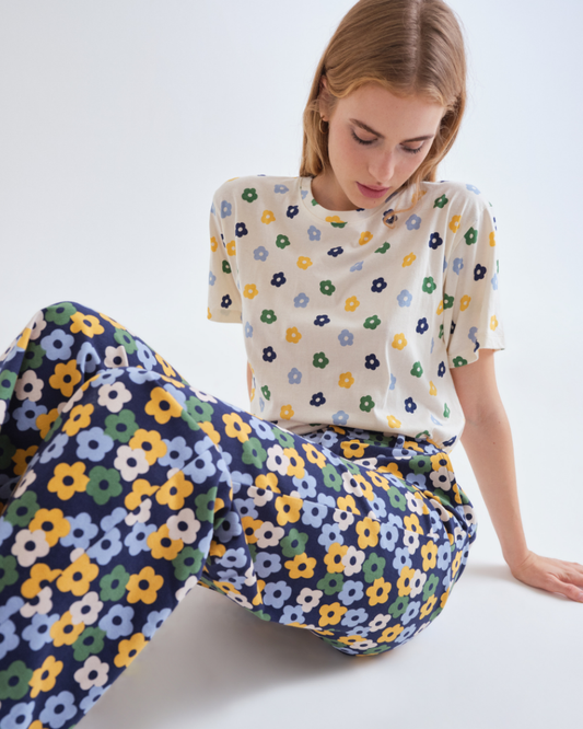 Daisy Print Trousers