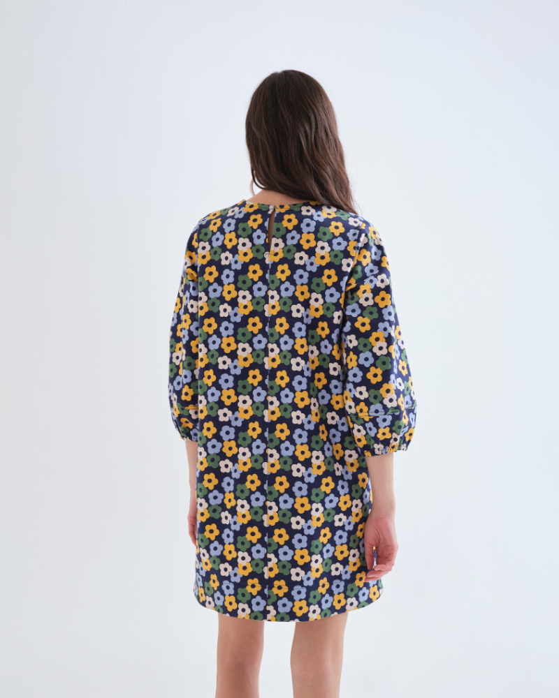 Daisy Print Mini Dress