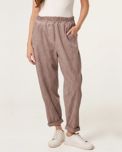 Magic Relaxed Unisex Trousers Dark Mocha Wash