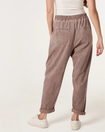 Magic Relaxed Unisex Trousers Dark Mocha Wash