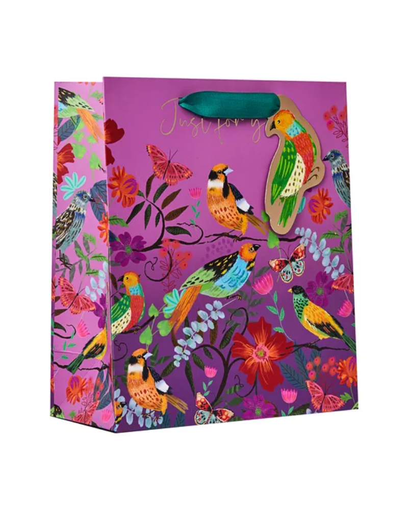 Bright & Beautiful Birds Just For You Gift Bag