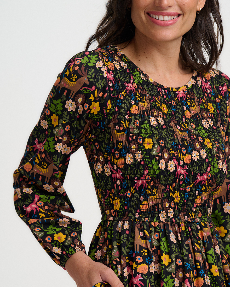 Dee Dee Forest Folklore Mini Dress