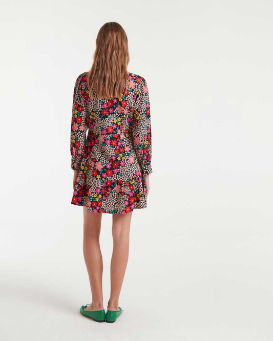 Guardino Ditsy Floral Button Down Mini Dress Compania Fantastica