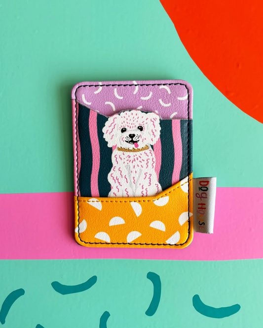 Bichon Frisé Dog House Card Holder