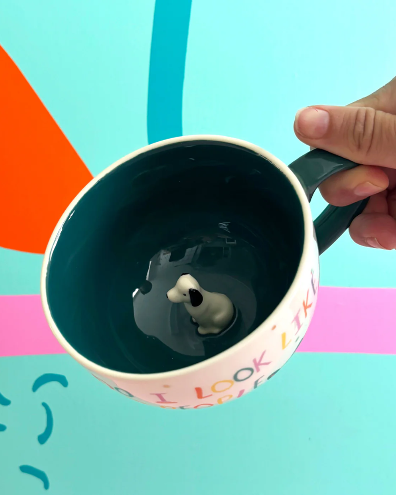 "Do I Look Like A People Person" Dog House Cup