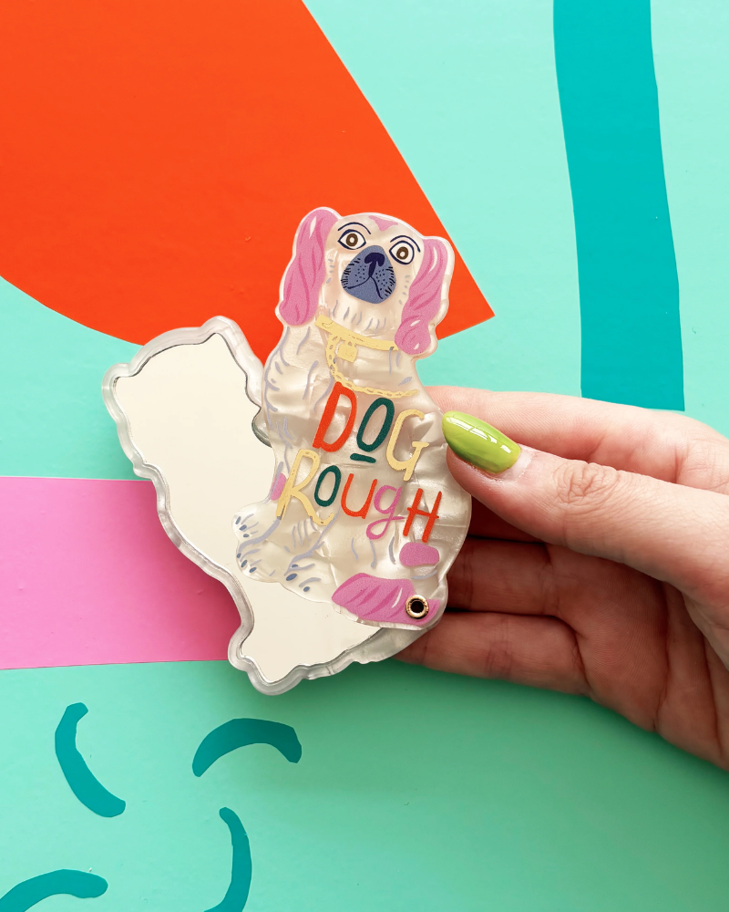 Dog House Rough Compact Mirror