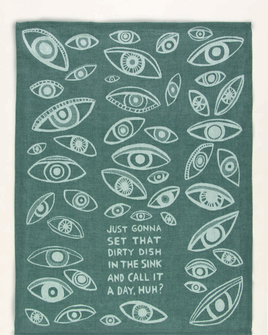 Dish In The Sink Kitchen Towel