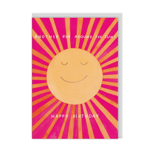 Run Around The Sun Greeting Card