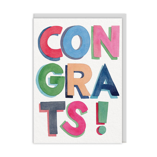 Congrats! Letting Greeting Card