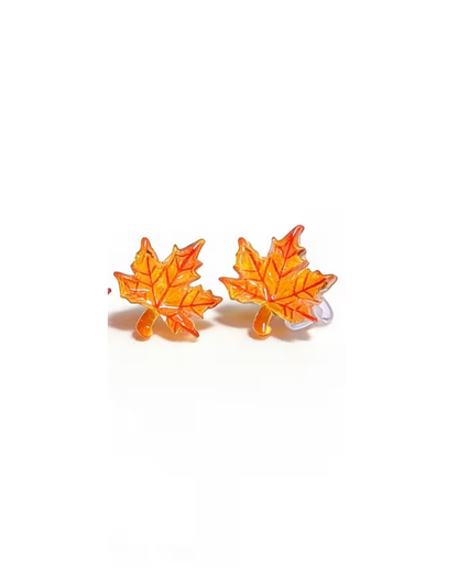 Autumn Leaves Stud Earrings Assorted