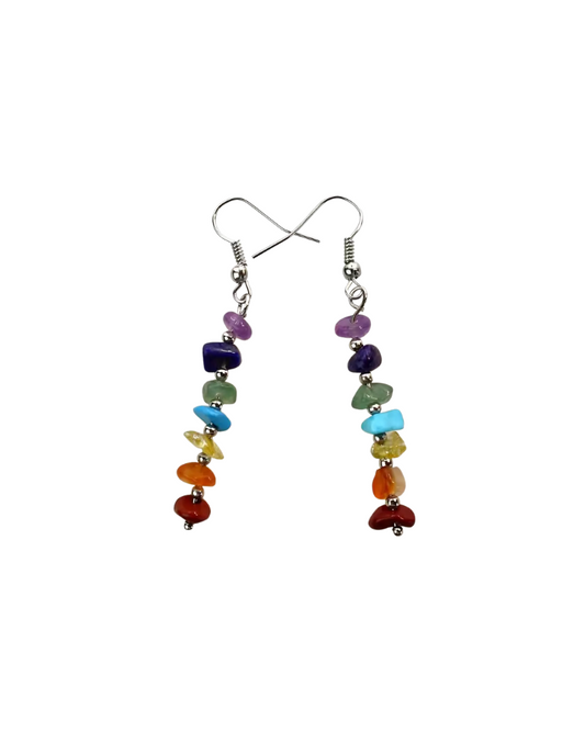 7 Chakra Drop Earrings