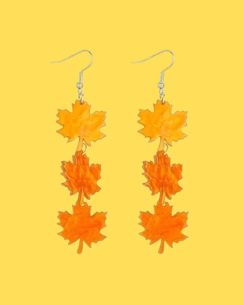 Autumn Leaves Drop Earrings