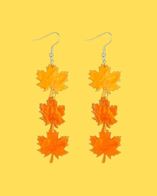 Autumn Leaves Drop Earrings