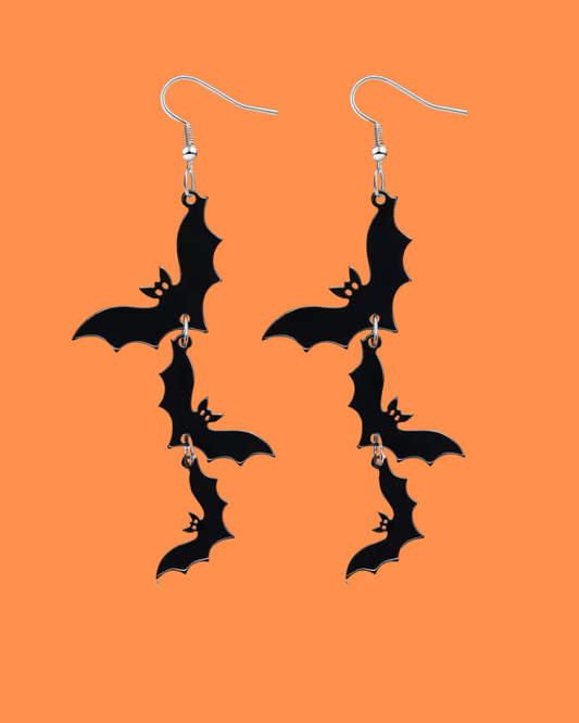 Bats Drop Earrings