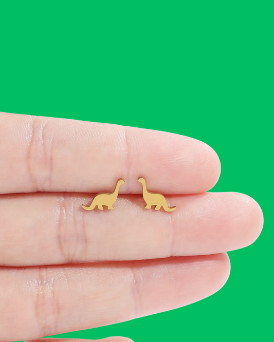 Tiny Dinosaur Stud Earrings