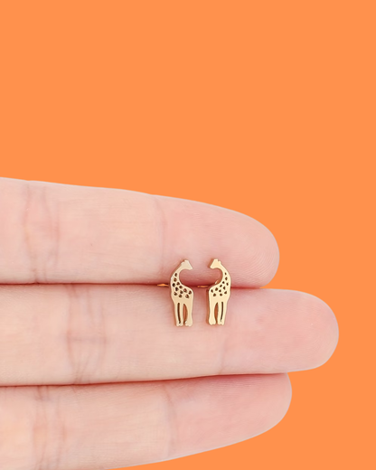 Tiny Giraffe Stud Earrings