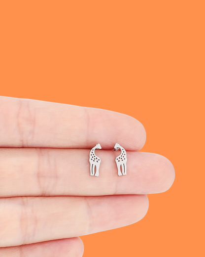 Tiny Giraffe Stud Earrings