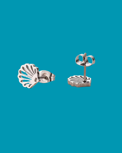Tiny Sea Shell Stud Earrings