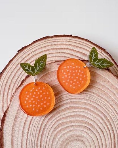 Oranges Acrylic Earrings