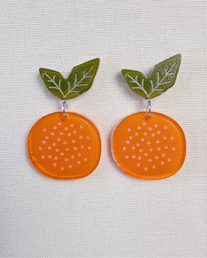 Oranges Acrylic Earrings