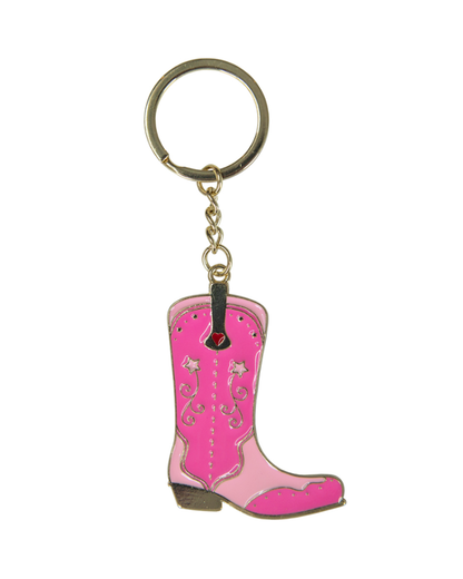 Cowboy Boot Enamel Keyring