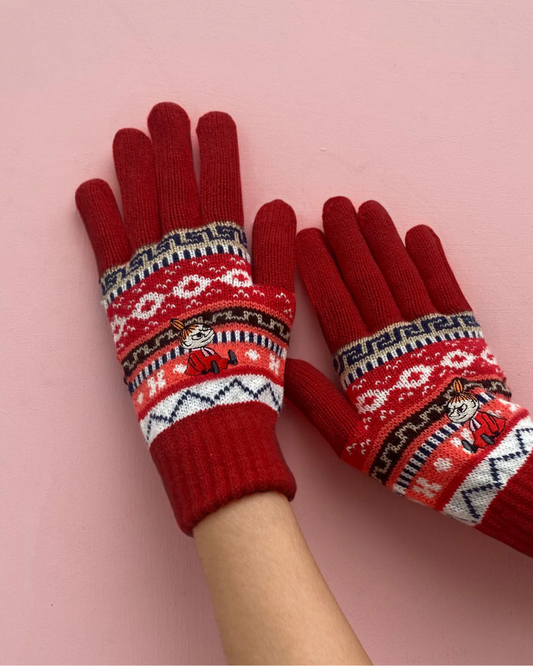 Moomin Little My Fair Isle Gloves