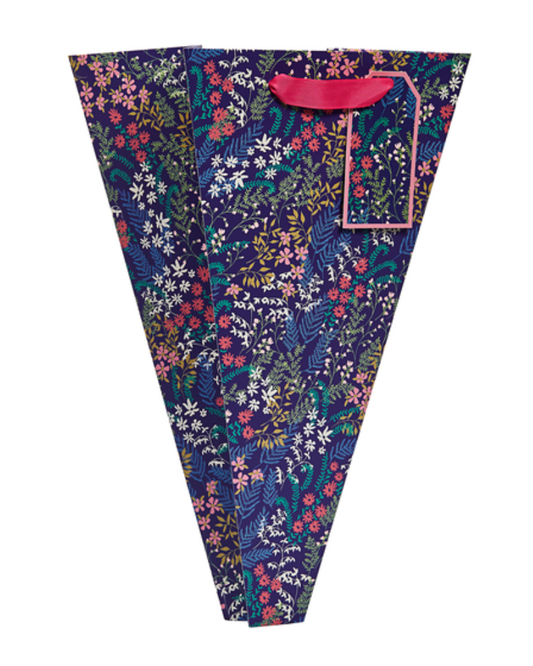 Spring Floral Flower Bouquet Gift Bag