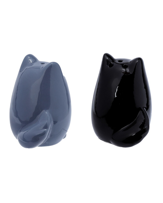 Feline Fine Cat Salt & Pepper Set