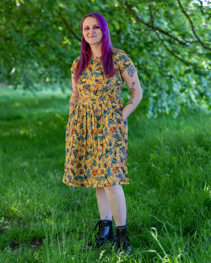 Beastie Bugs Fit And Flare Dress